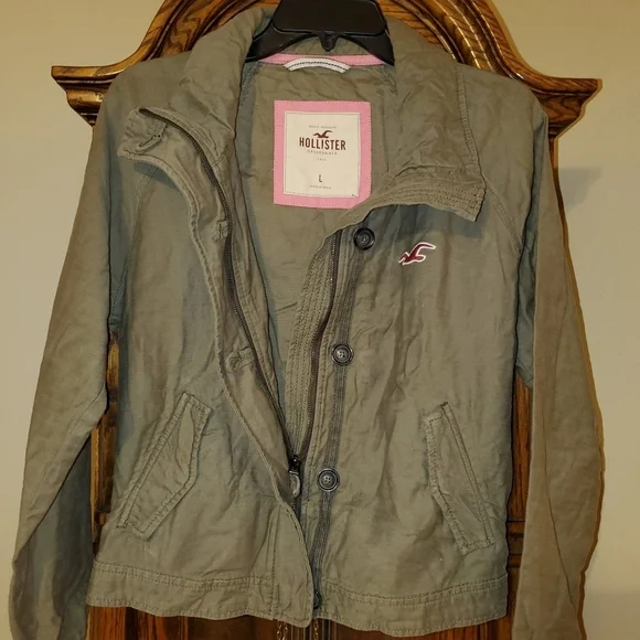 Hollister Women's Army Jacket - Picture 4 of 6